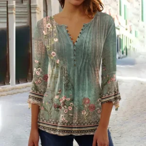 Temperament Women Shirt Casual Weekend Holiday Shirt Women Long Sleeves Loose Elegant Shirt Women Top